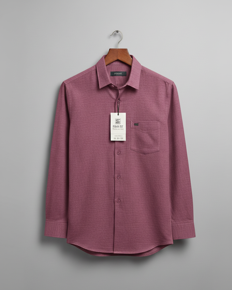 Shirt Burgundy Wine