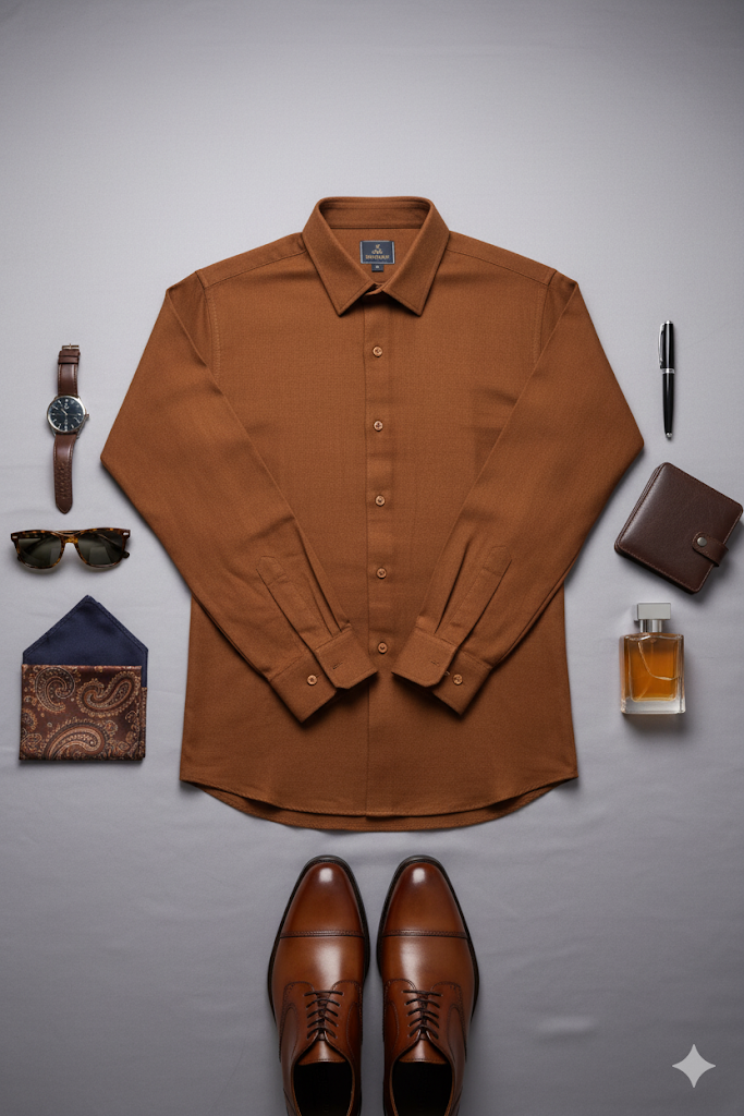 Shirt Copper Brown