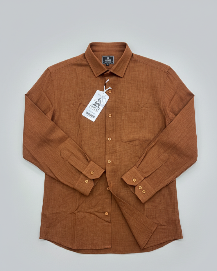 Shirt Copper Brown